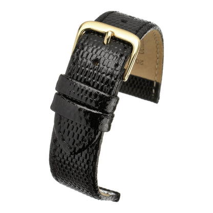 Lizard Grain Leather Watch Strap