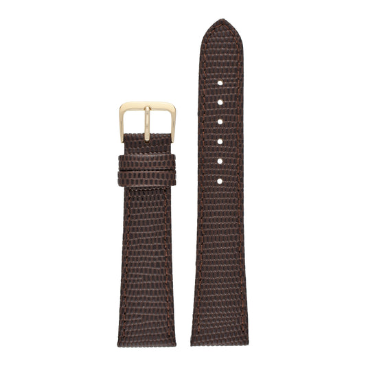 Lizard Grain Leather Watch Strap