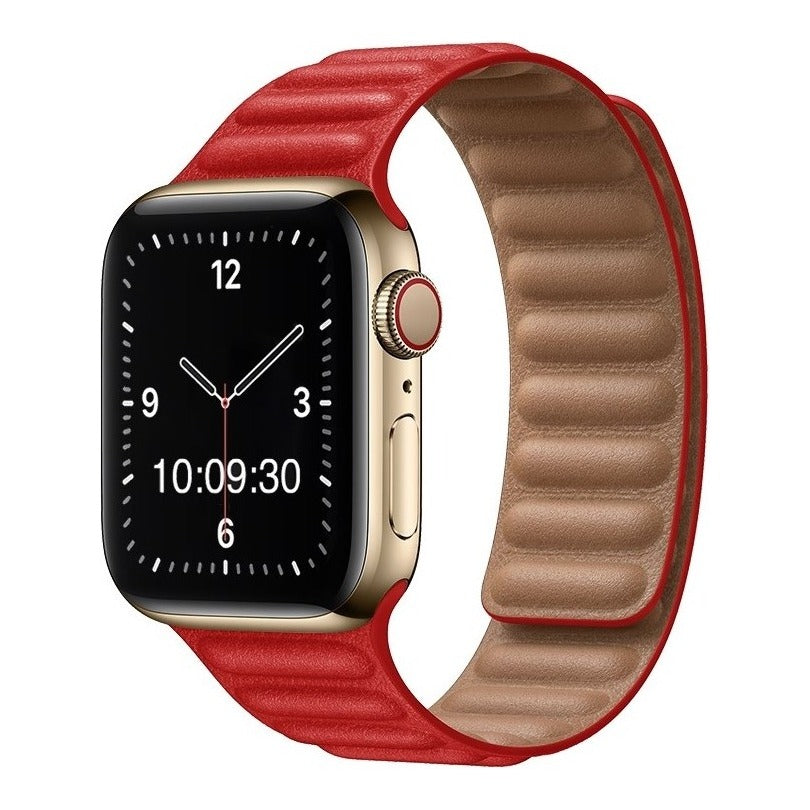 Magnetic Strap Leather Watch Strap