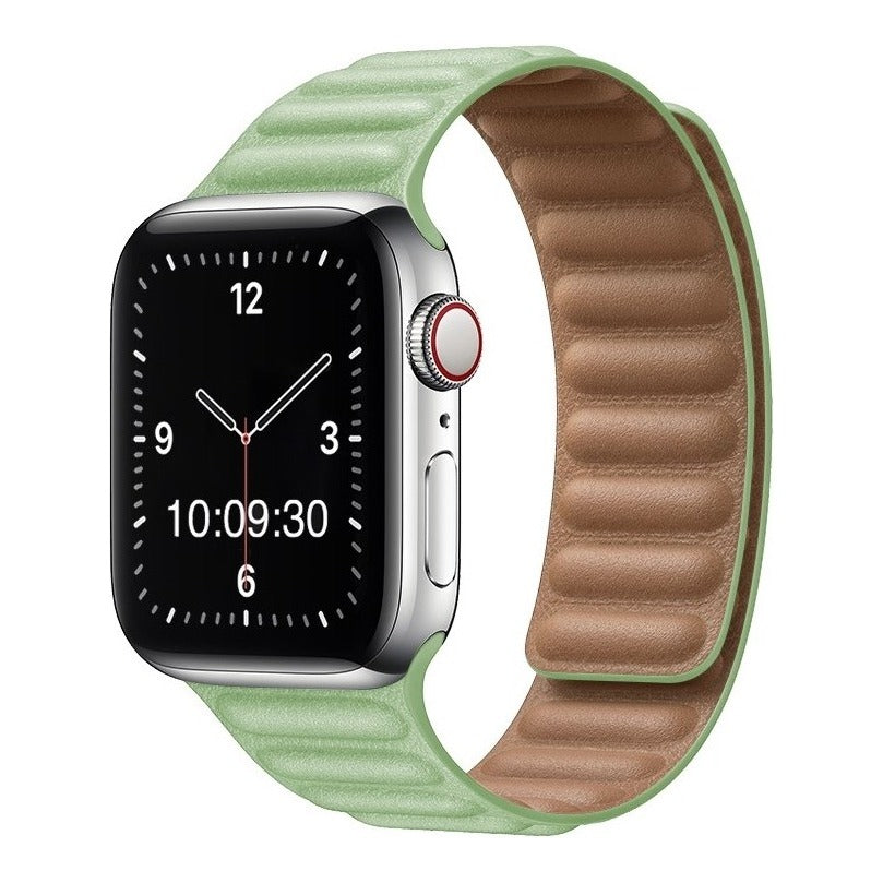 Magnetic Strap Leather Watch Strap