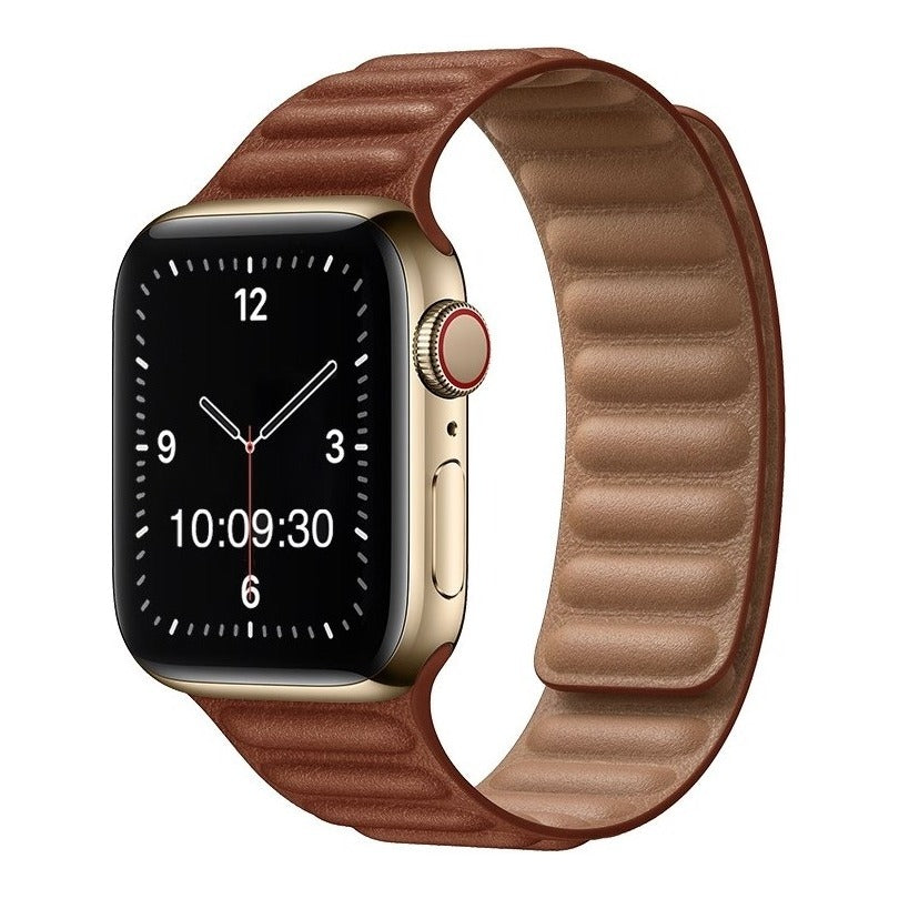 Magnetic Strap Leather Watch Strap
