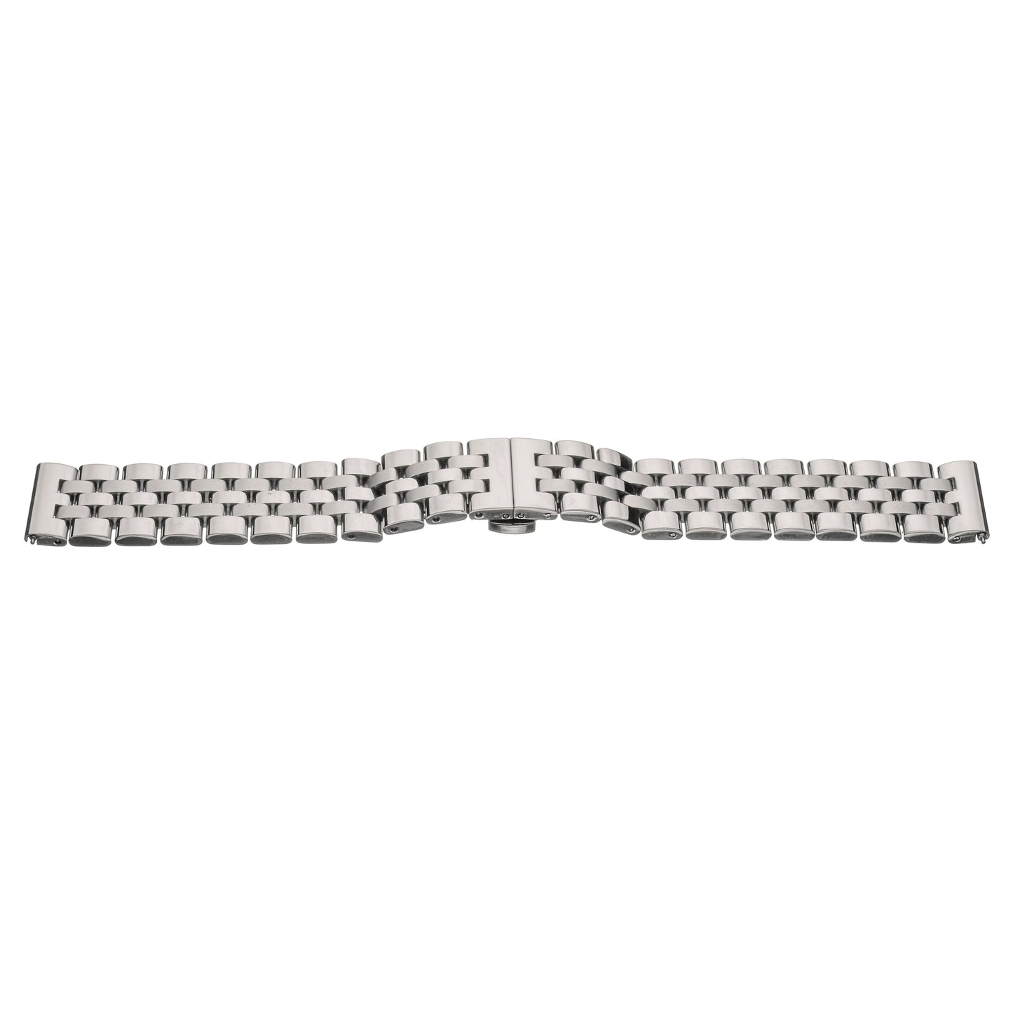 Centre Clasp Fine Link Watch Bracelet