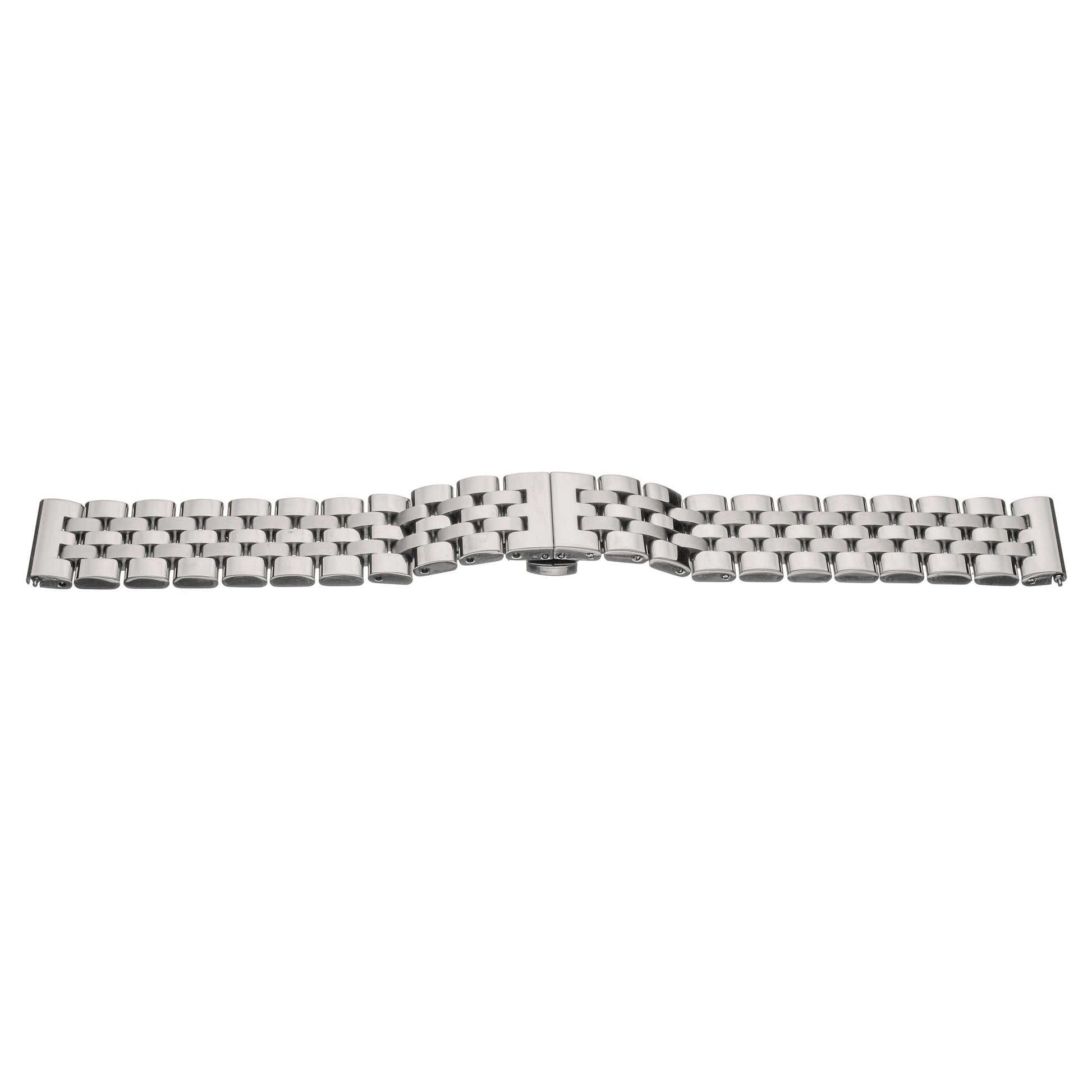 Centre Clasp Fine Link Watch Bracelet