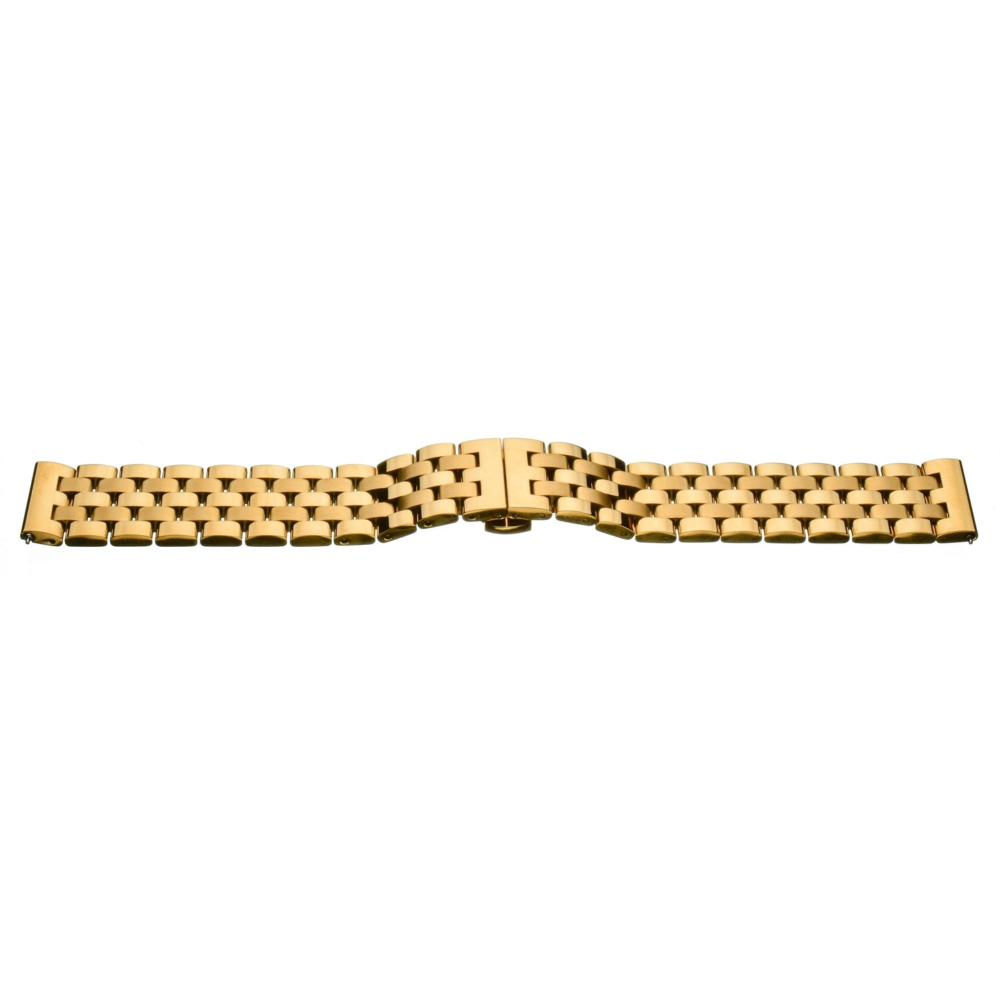 Centre Clasp Fine Link Watch Bracelet
