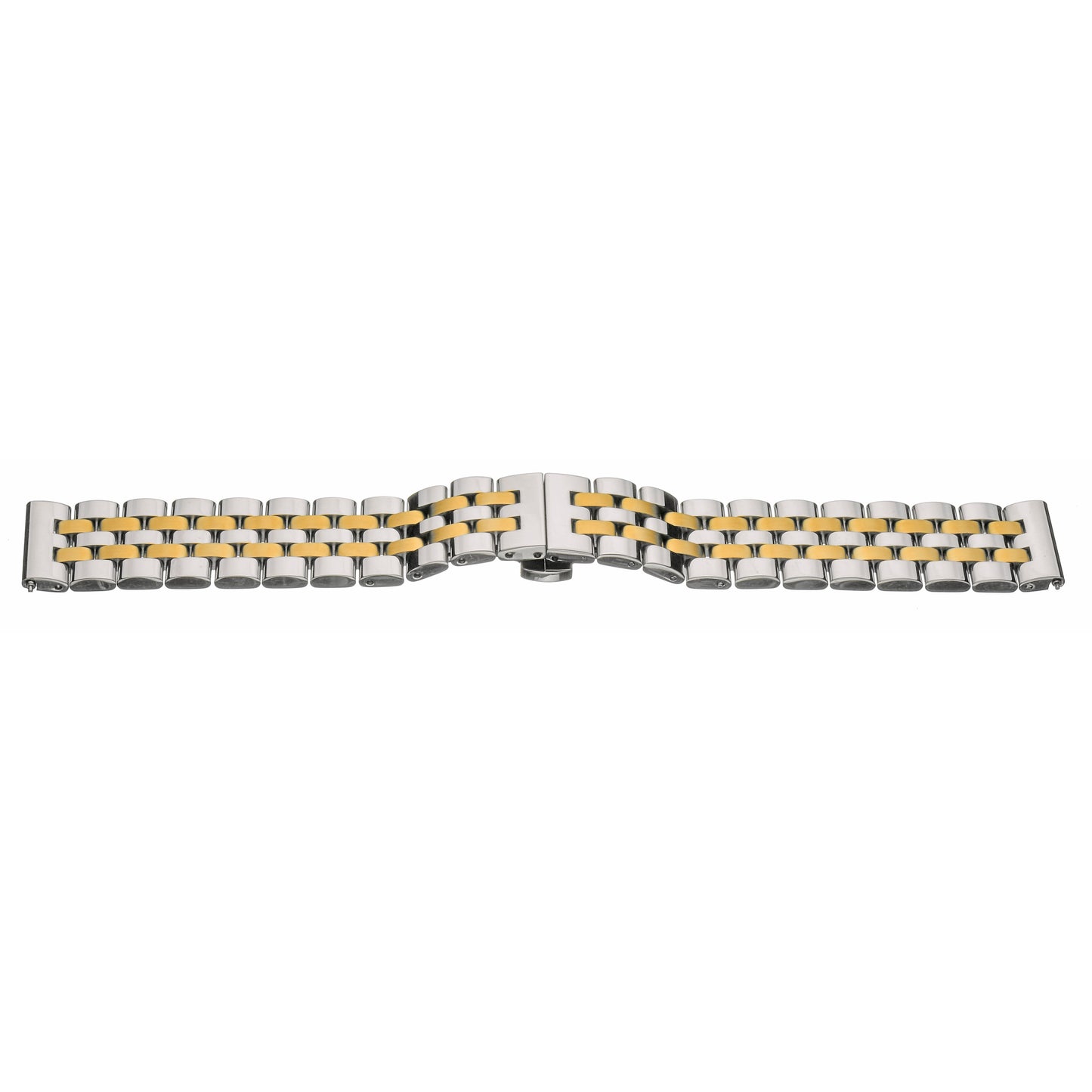 Centre Clasp Fine Link Watch Bracelet