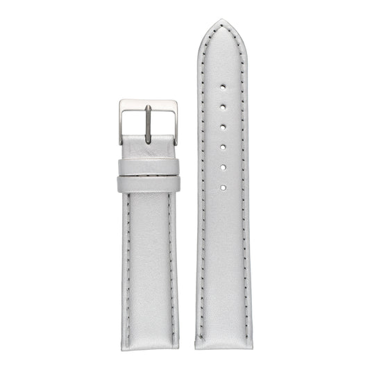 Metallic Colours Leather Watch Strap