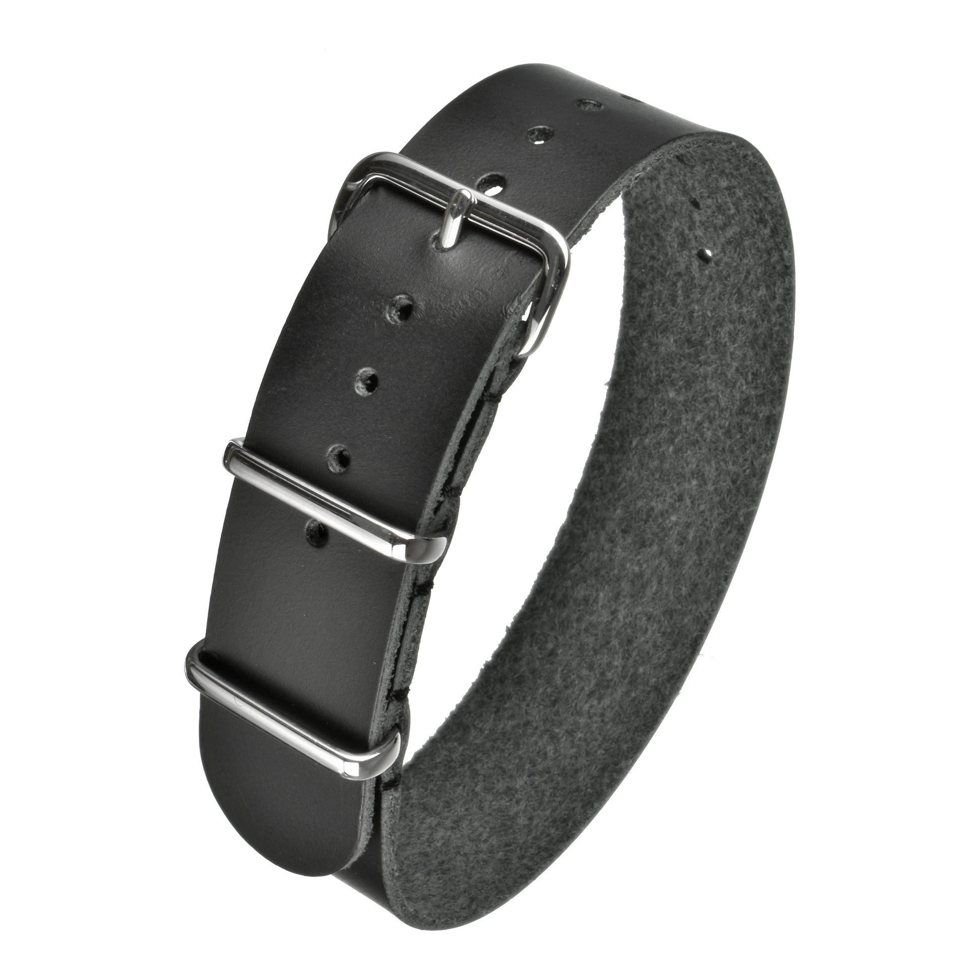 Military Leather Watch Strap