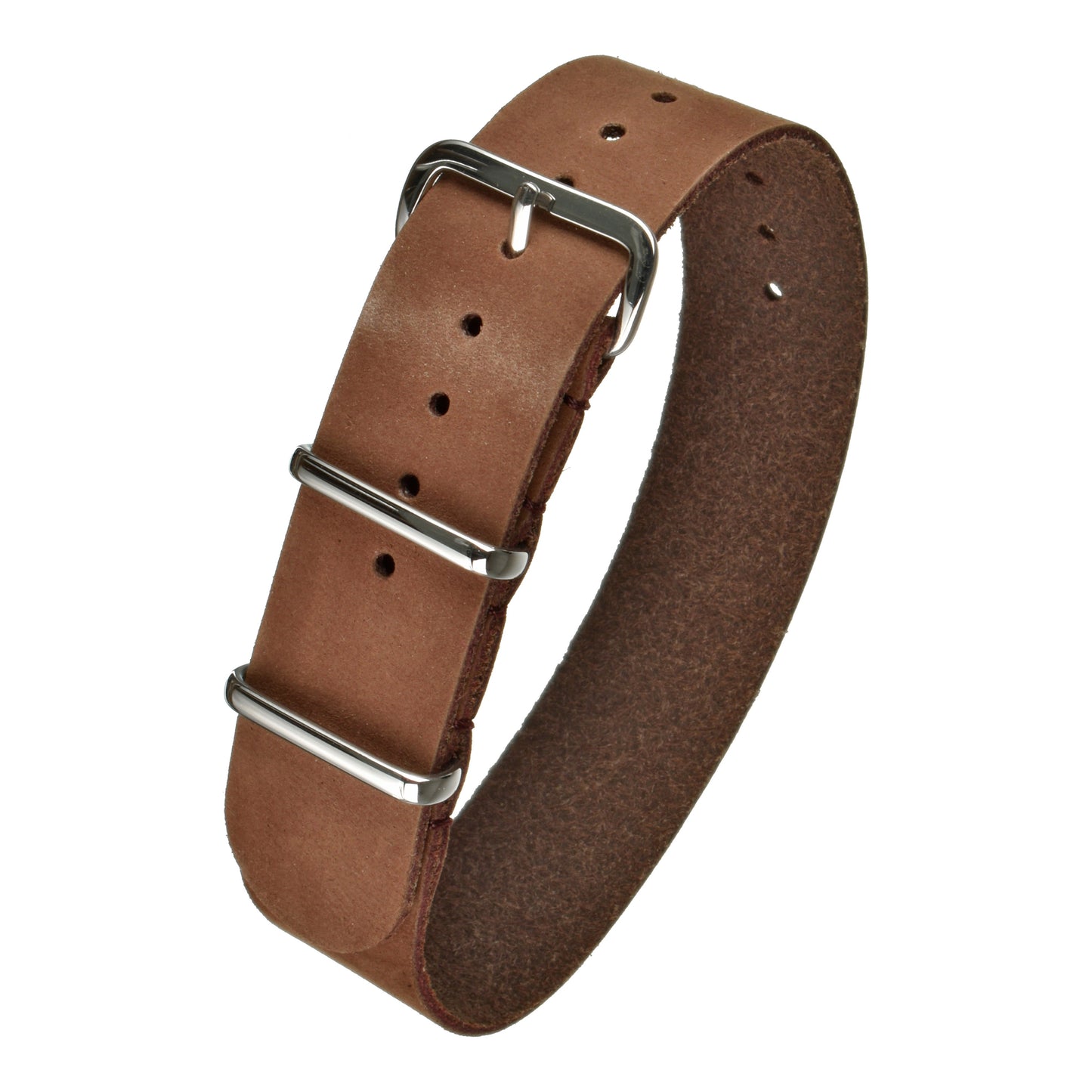 Military Leather Watch Strap