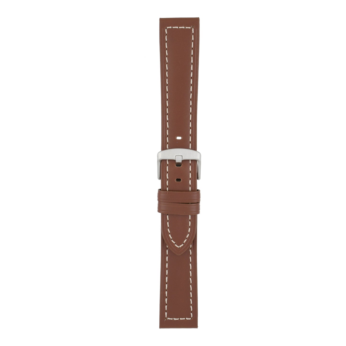 Modern Cut Edge Leather Watch Strap
