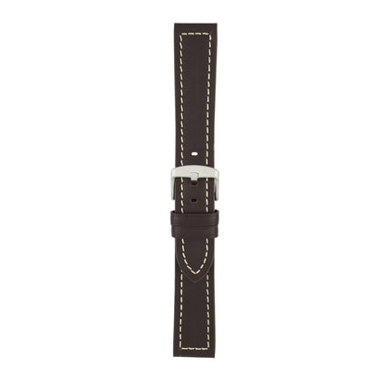 Modern Cut Edge Leather Watch Strap
