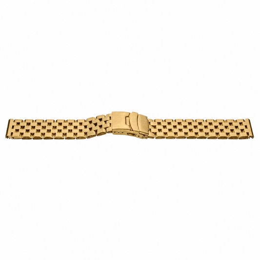 Modern Deep Link Safety Clasp Watch Bracelet