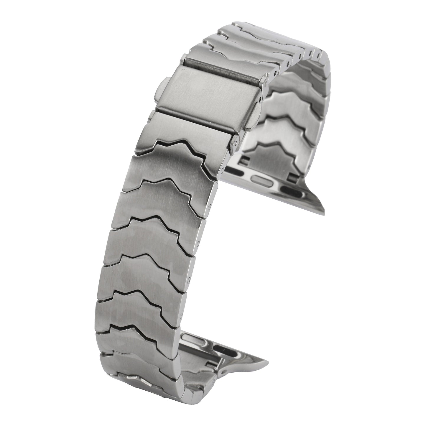 Modern Line Centre Clasp Watch Bracelet