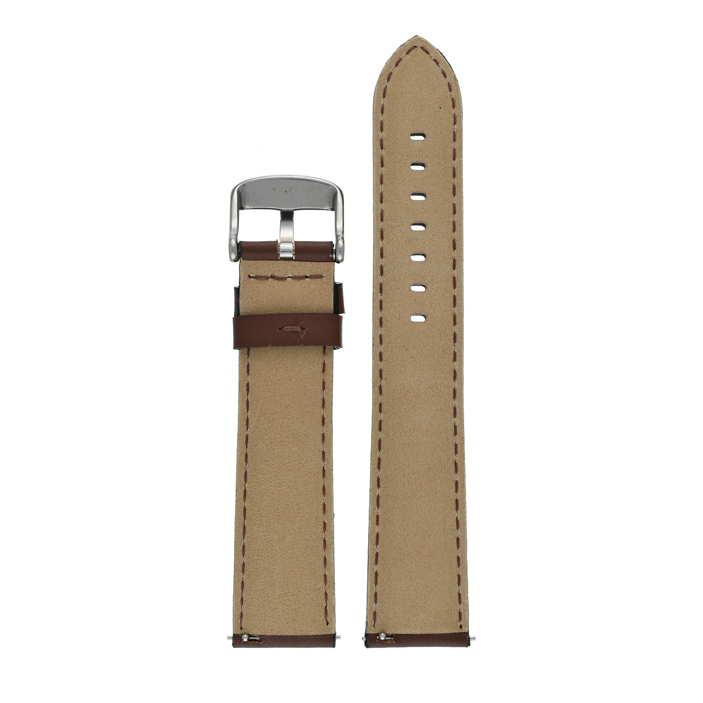 Modern Water Resistant Leather Watch Strap