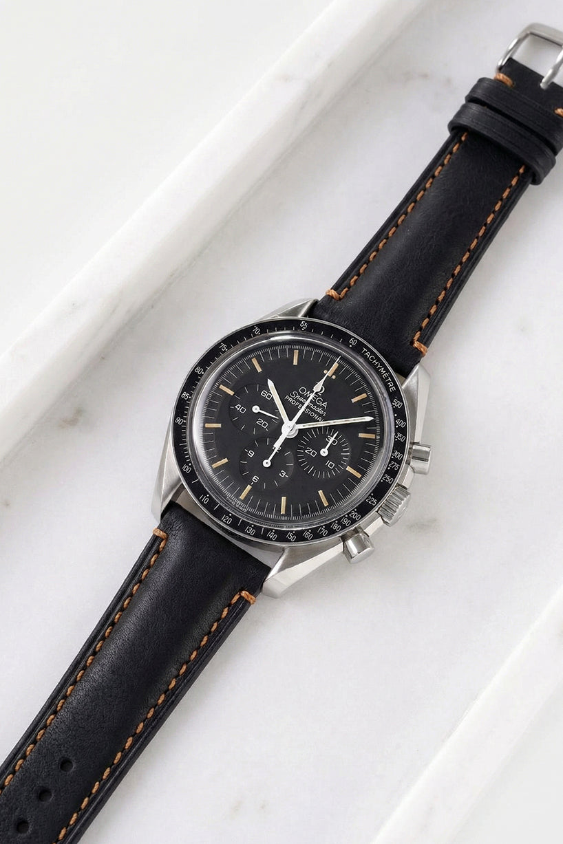 Omega Speedmaster Professional Calfskin Leather Strap Replacement