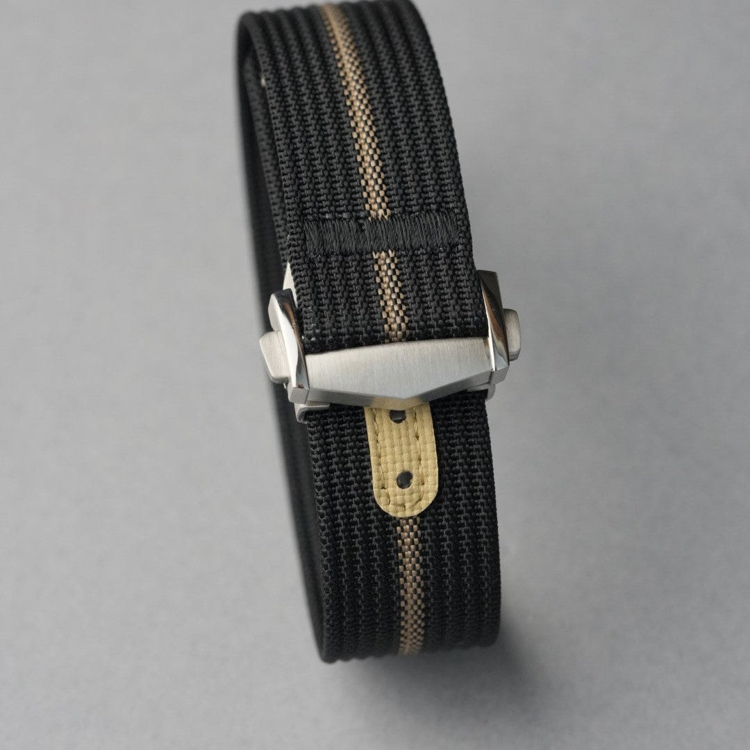 Nylon Strap with FKM Reinforced Notches - Deployant Clasp 18mm-22mm