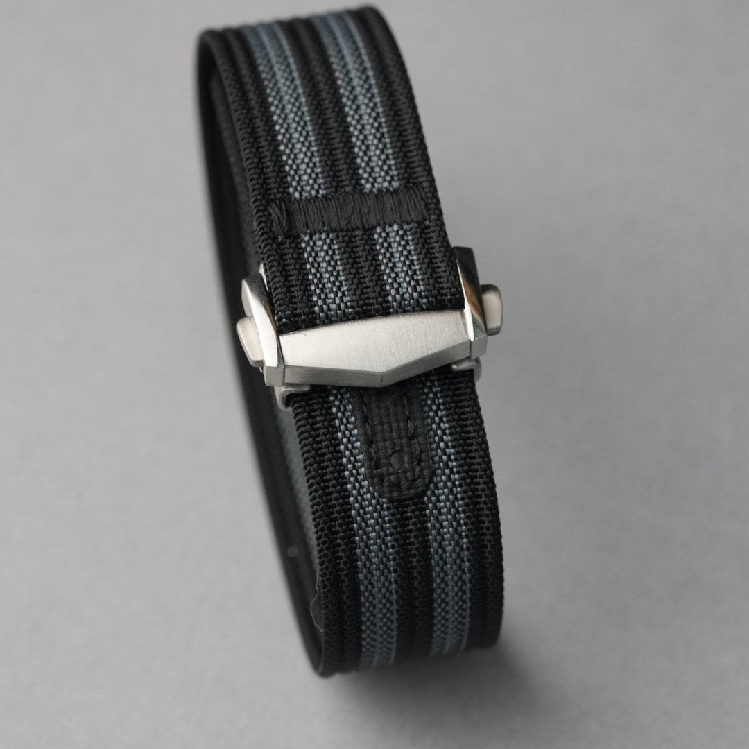 Nylon Strap with FKM Reinforced Notches - Deployant Clasp 18mm-22mm