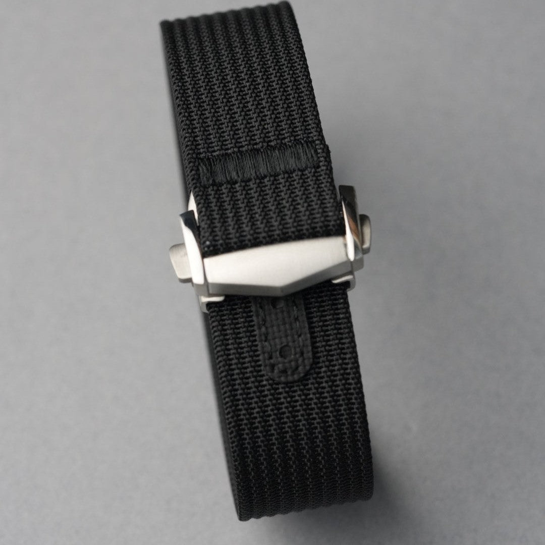 Nylon Strap with FKM Reinforced Notches - Deployant Clasp 18mm-22mm
