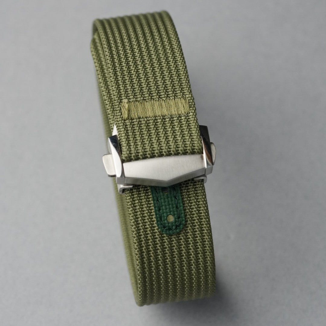 Nylon Strap with FKM Reinforced Notches - Deployant Clasp 18mm-22mm