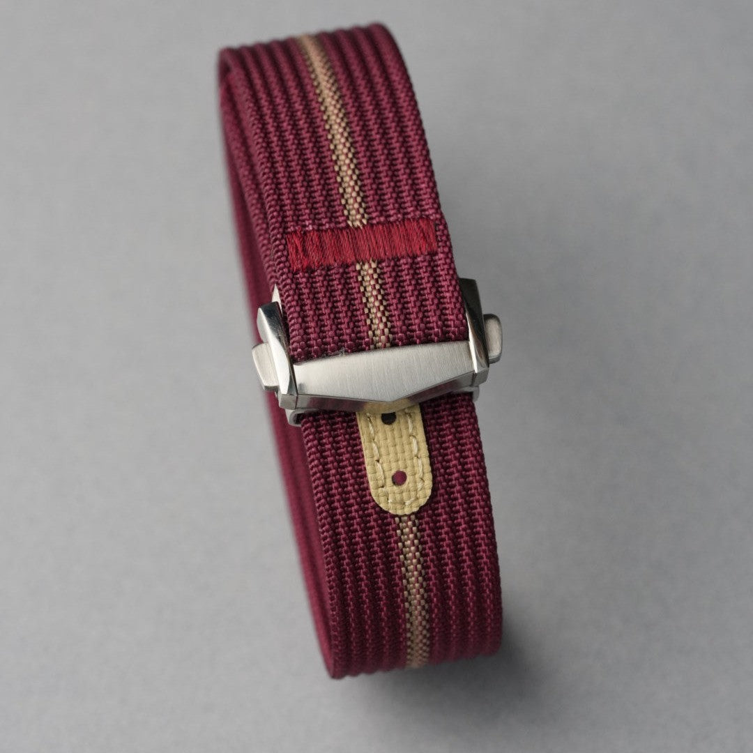 Nylon Strap with FKM Reinforced Notches - Deployant Clasp 18mm-22mm