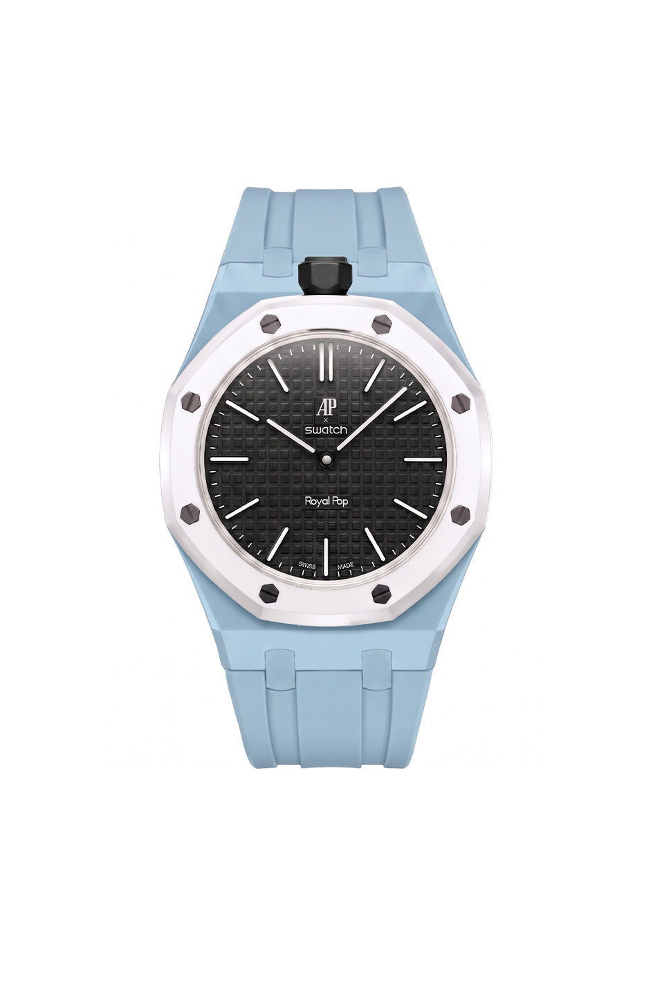 Ocho Negro Royal Pop Rubber Strap