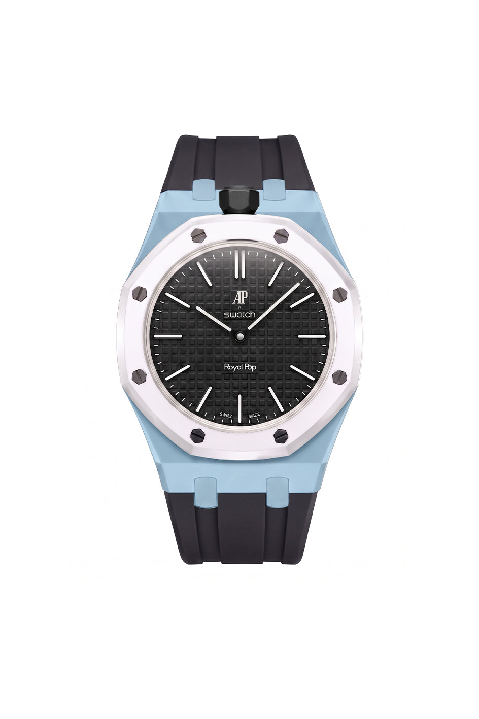 Ocho Negro Royal Pop Rubber Strap
