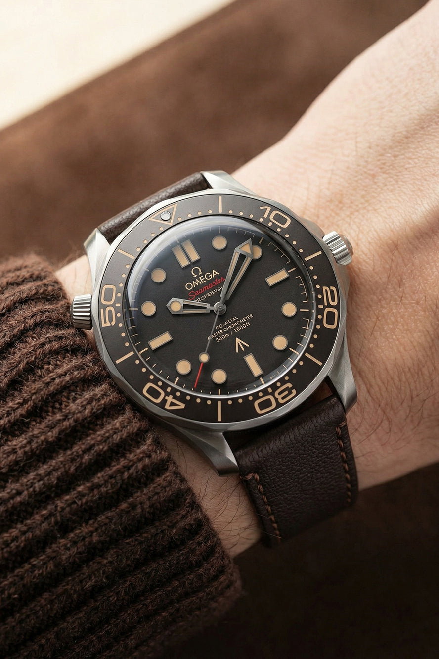 Omega Seamaster No Time To Die 007 Sheepskin Leather Strap | 20mm