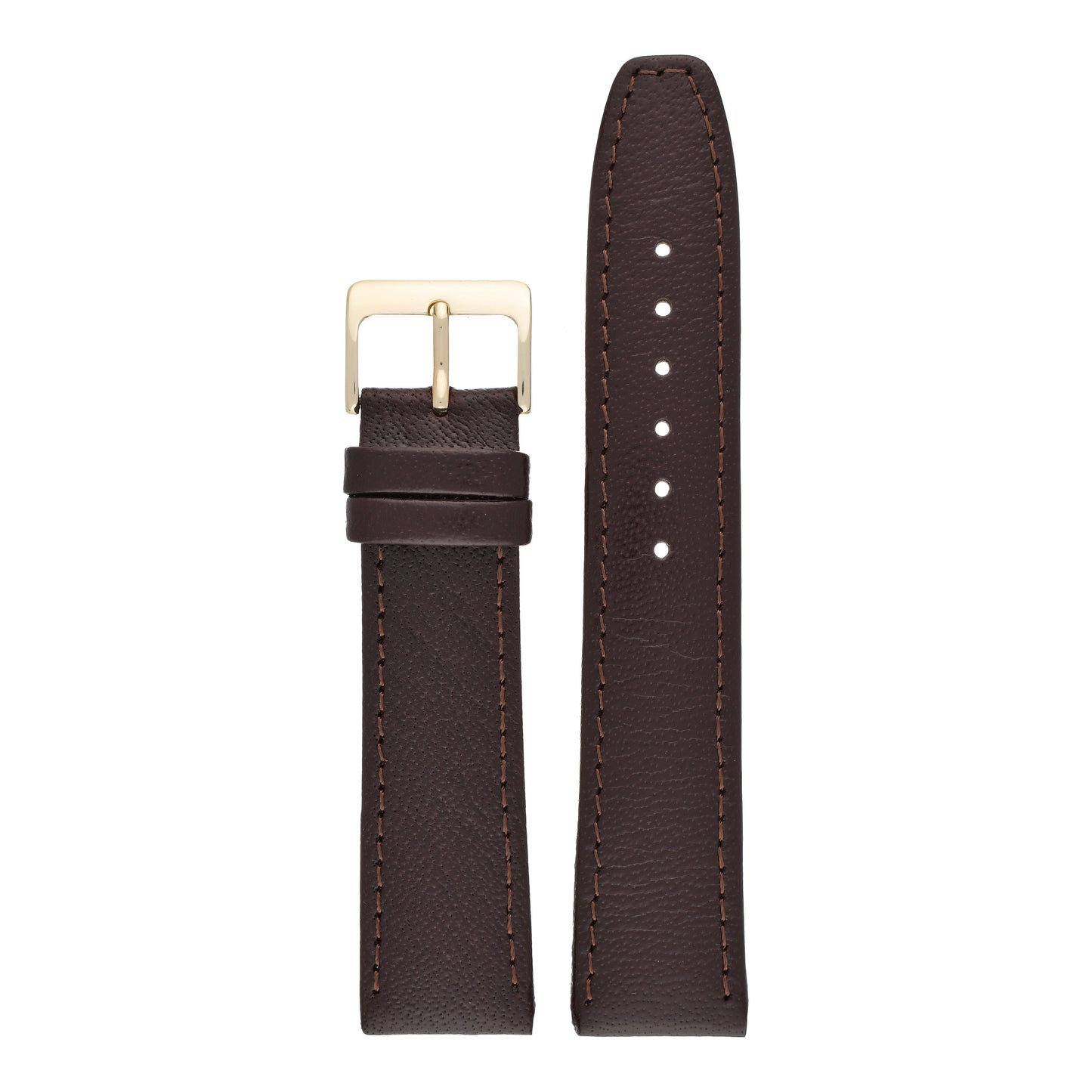 Open Ended Buffalo Leather Watch Strap