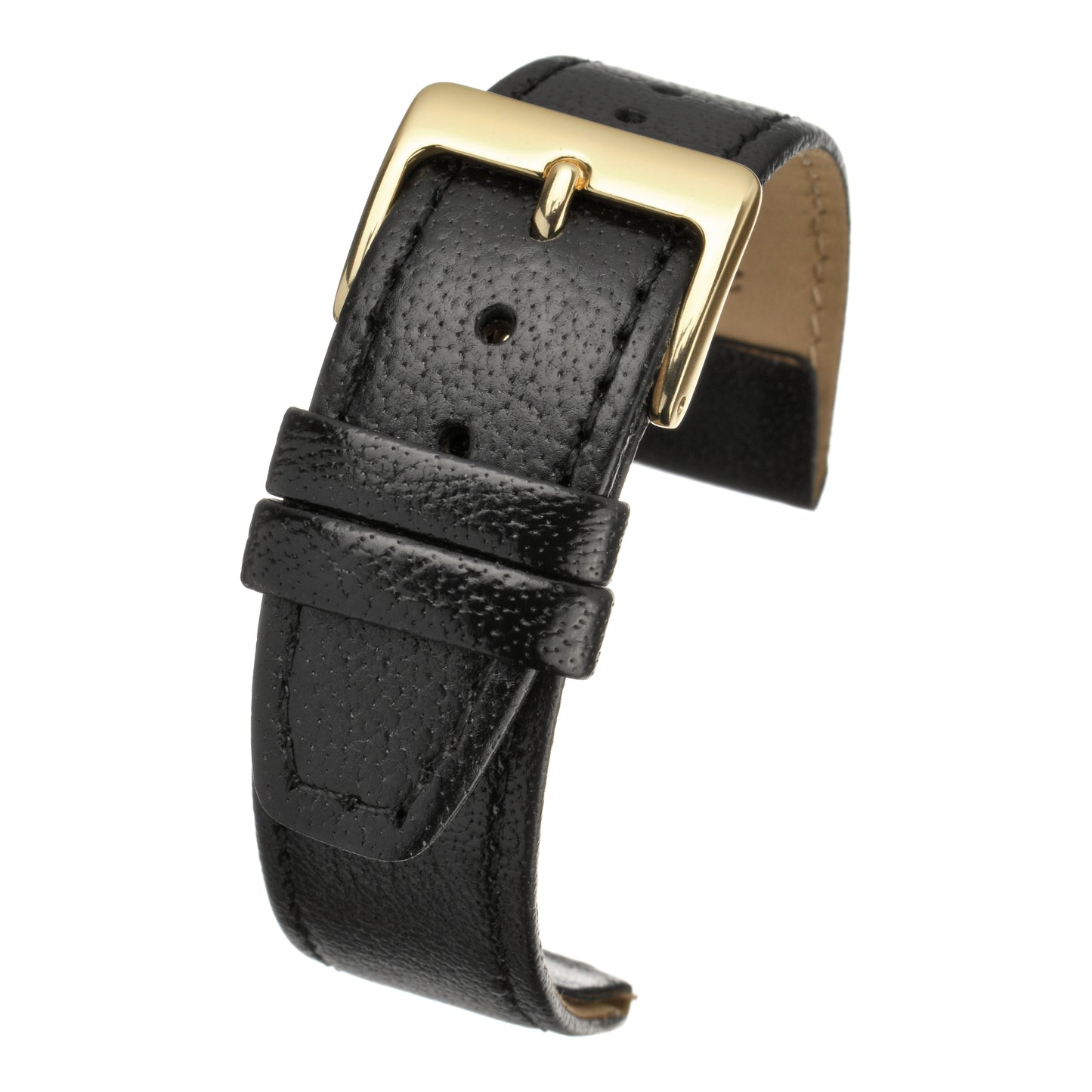 Open Ended Buffalo Leather Watch Strap
