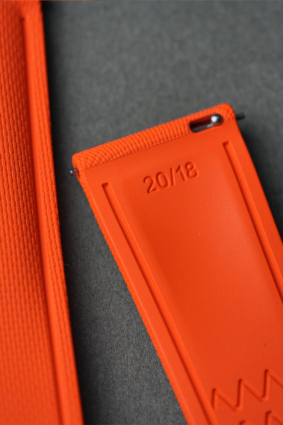 Sailcloth Effect FKM Rubber Strap with Deployant Clasp 20mm-22mm