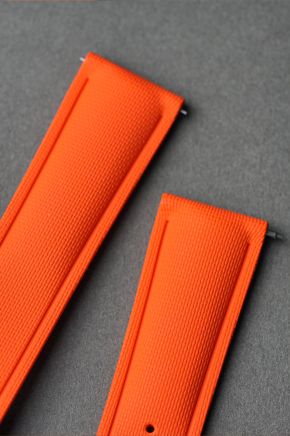 Sailcloth Effect FKM Rubber Strap with Deployant Clasp 20mm-22mm