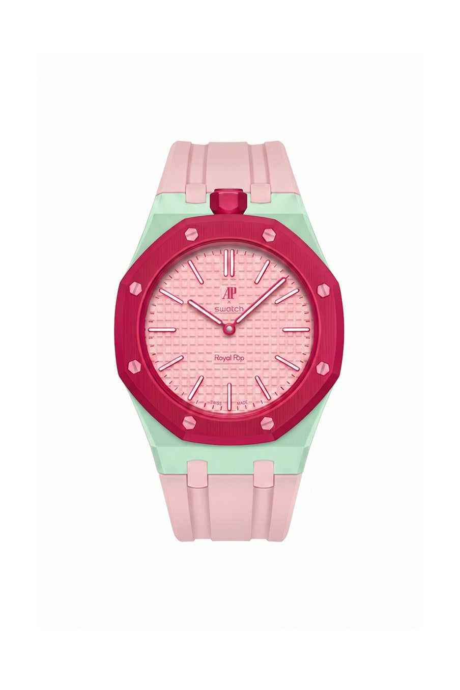 Otto Rosso Royal Pop Rubber Strap & Case | AP × Swatch – MGB WATCHES