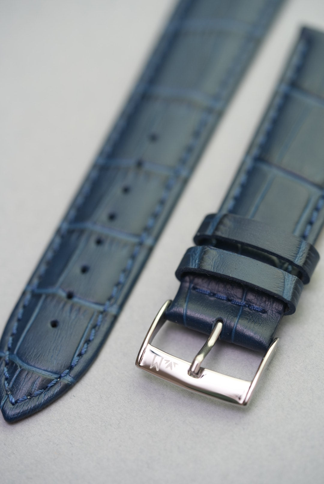 Alligator Embossed Leather Strap for Omega Seamaster – MGB WATCHES