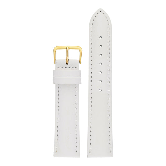 Padded Buffalo Grain Leather Watch Strap (12mm-26mm)