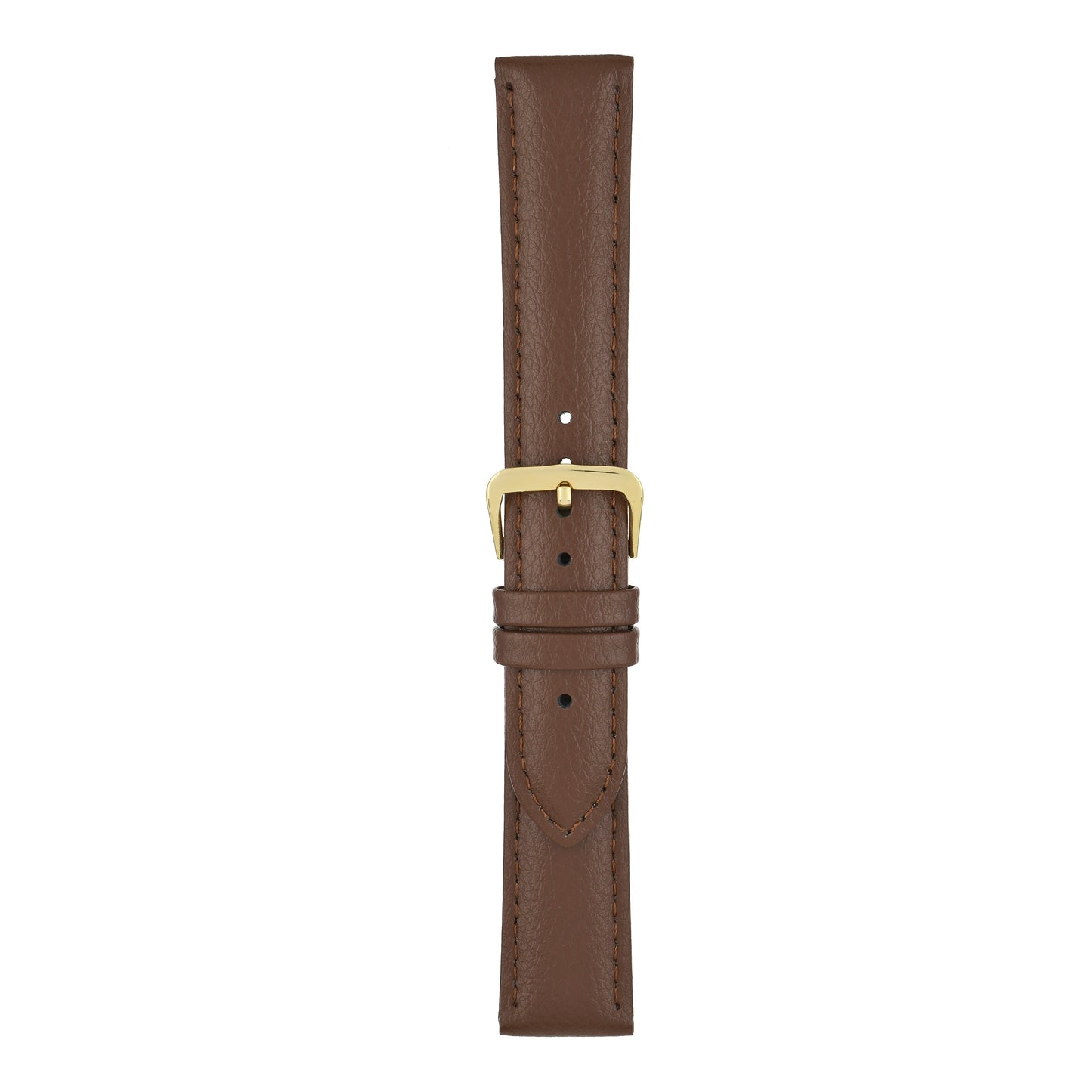 Padded Buffalo Grain Leather Watch Strap (12mm-26mm)