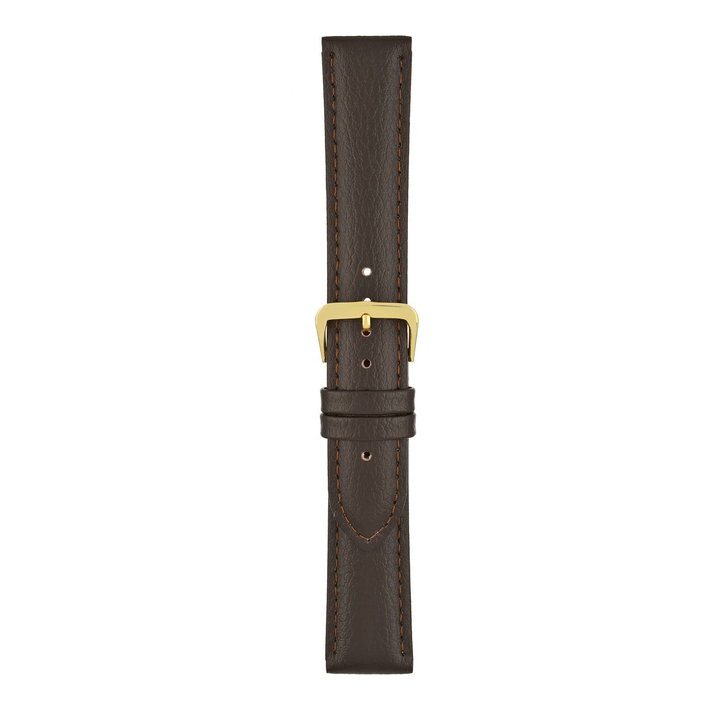 Padded Buffalo Grain Leather Watch Strap (12mm-26mm)