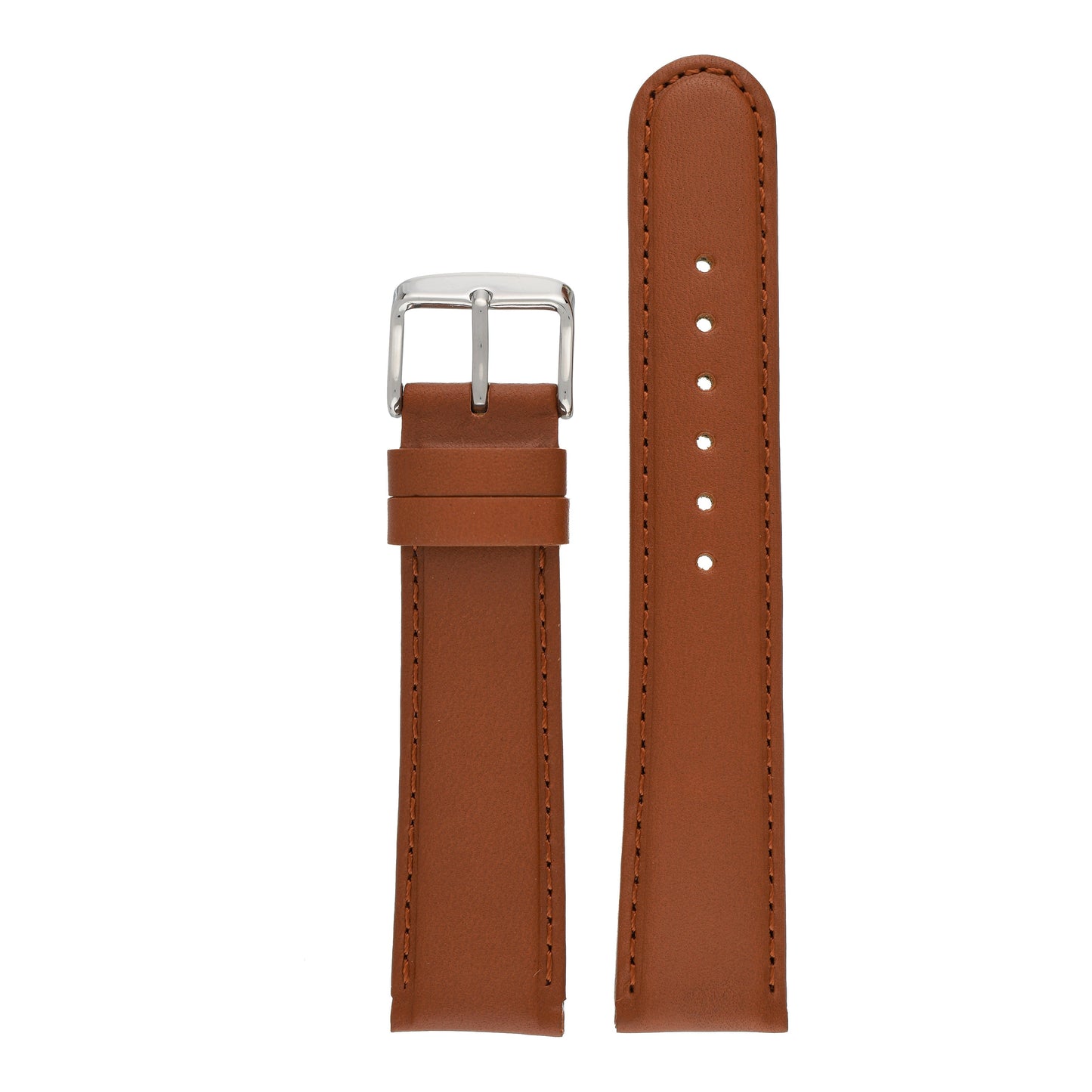 Padded Stitched Leather Watch Strap (8mm-26mm)