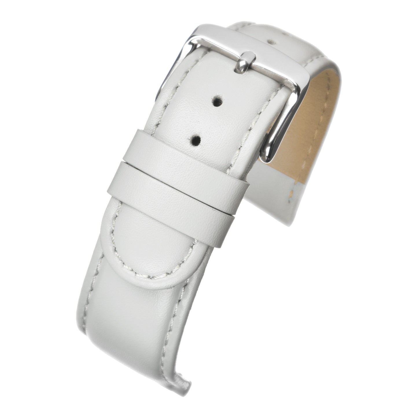 Padded Stitched Leather Watch Strap (8mm-26mm)