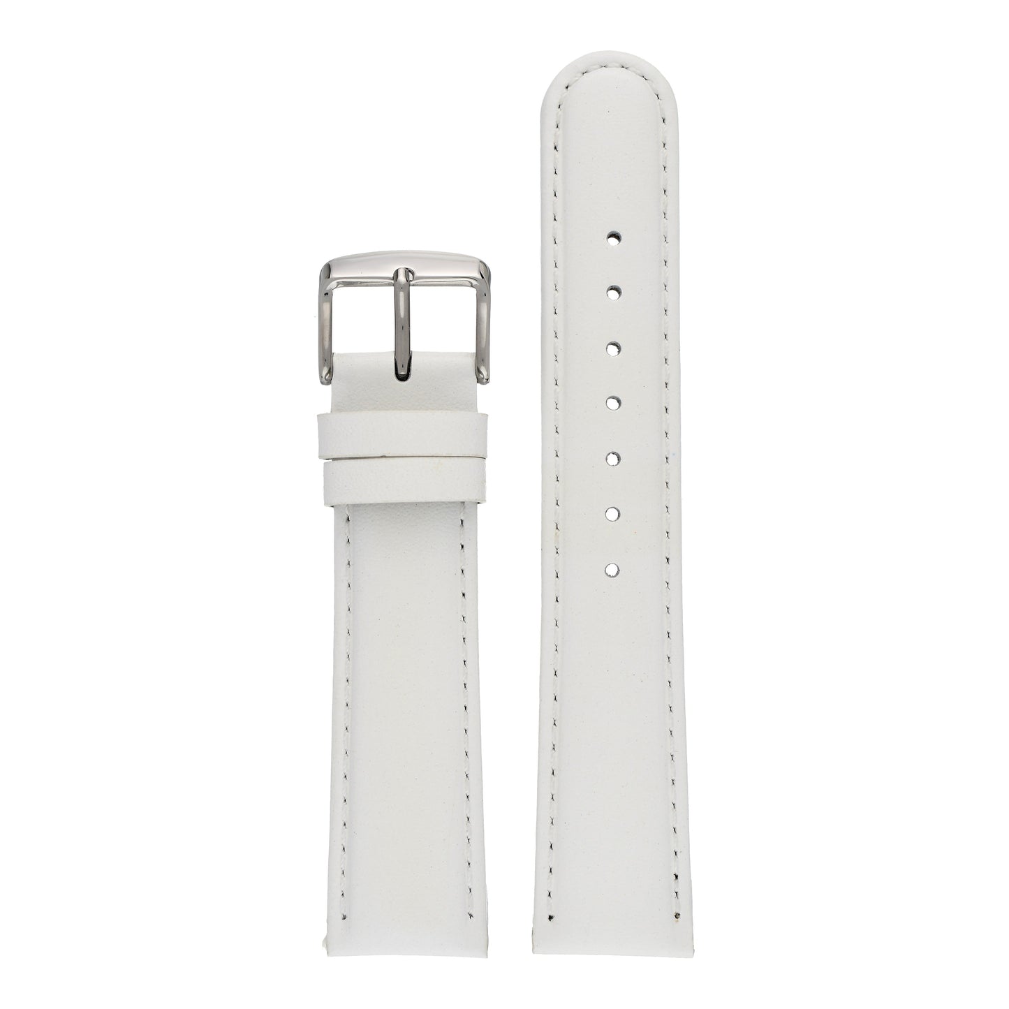 Padded Stitched Leather Watch Strap (8mm-26mm)