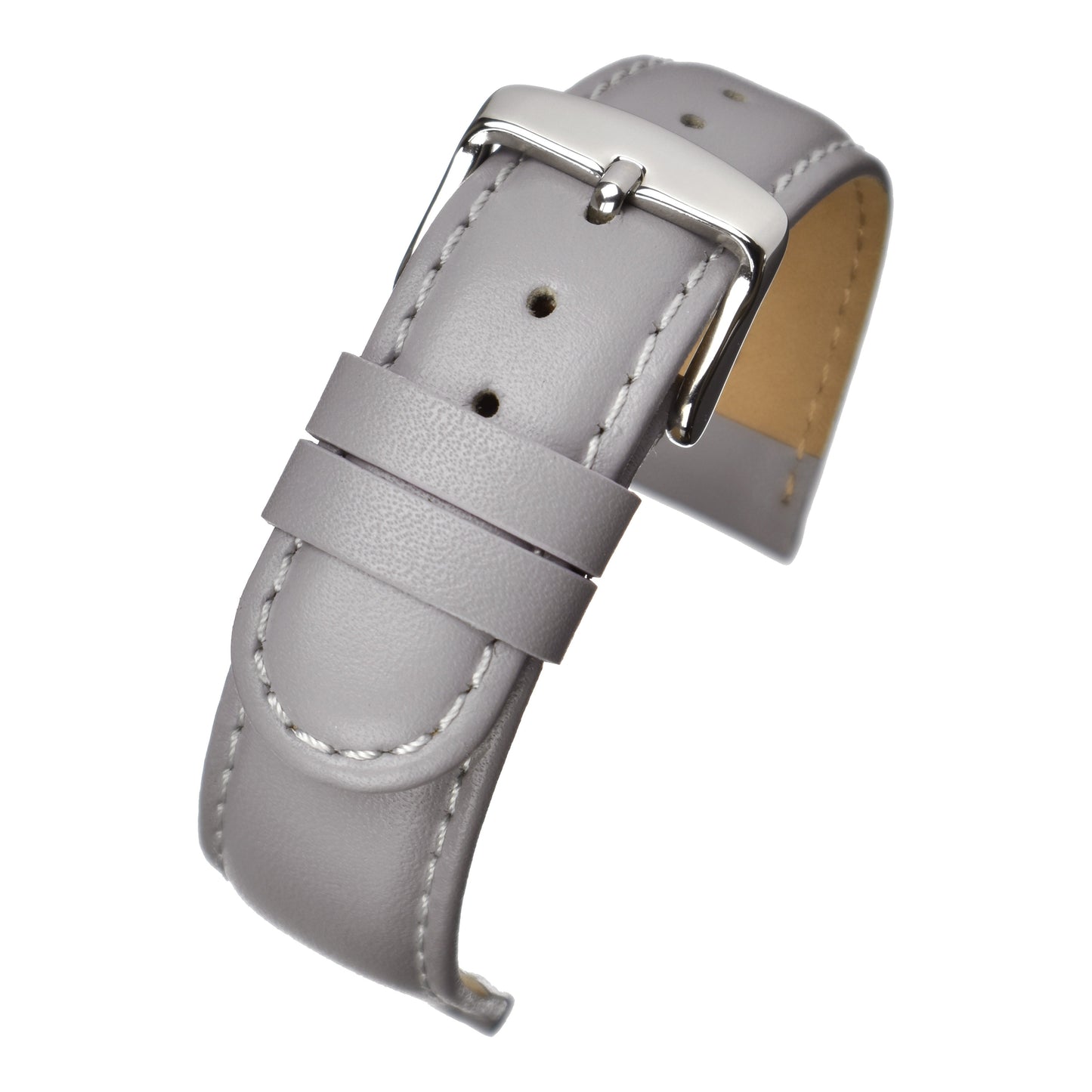 Padded Stitched Leather Watch Strap (8mm-26mm)