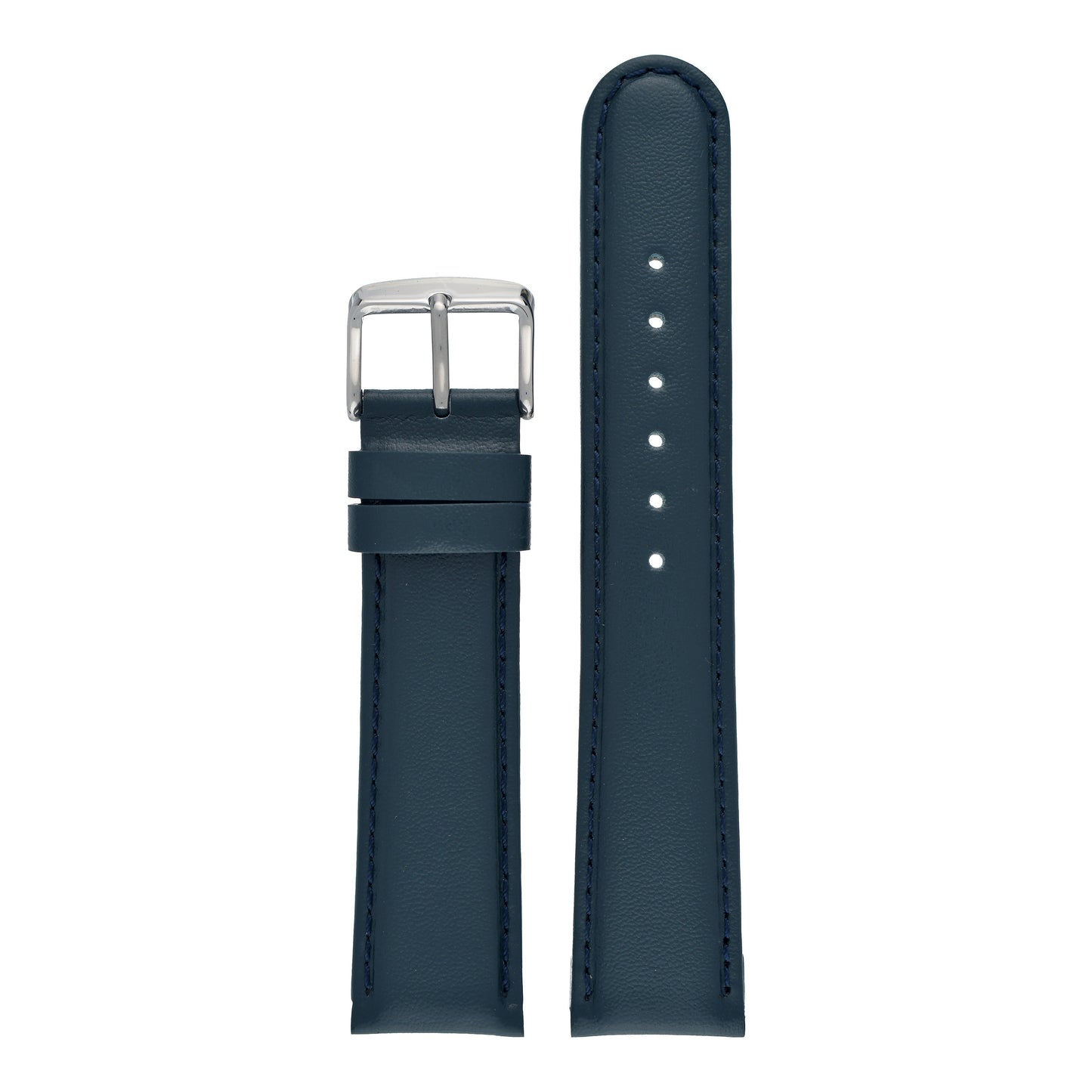Padded Stitched Leather Watch Strap (8mm-26mm)