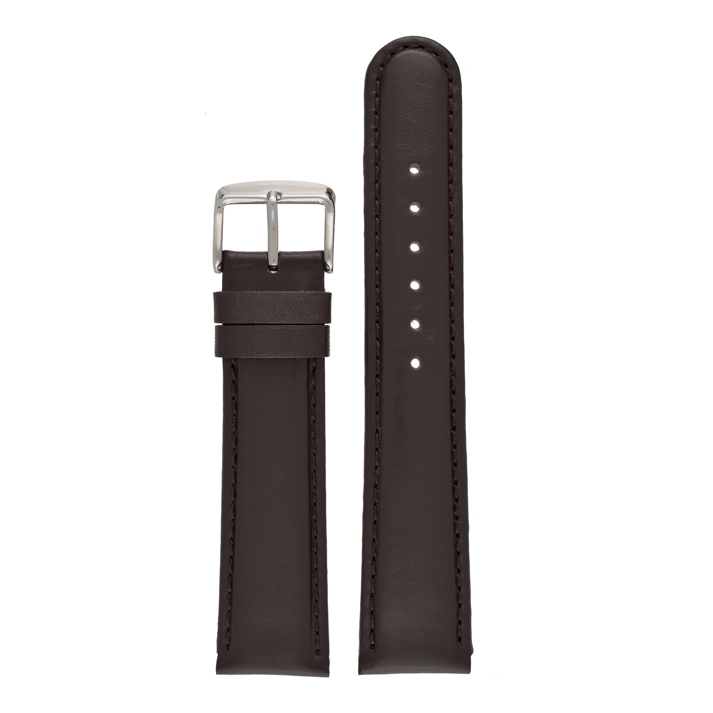 Padded Stitched Leather Watch Strap (8mm-26mm)