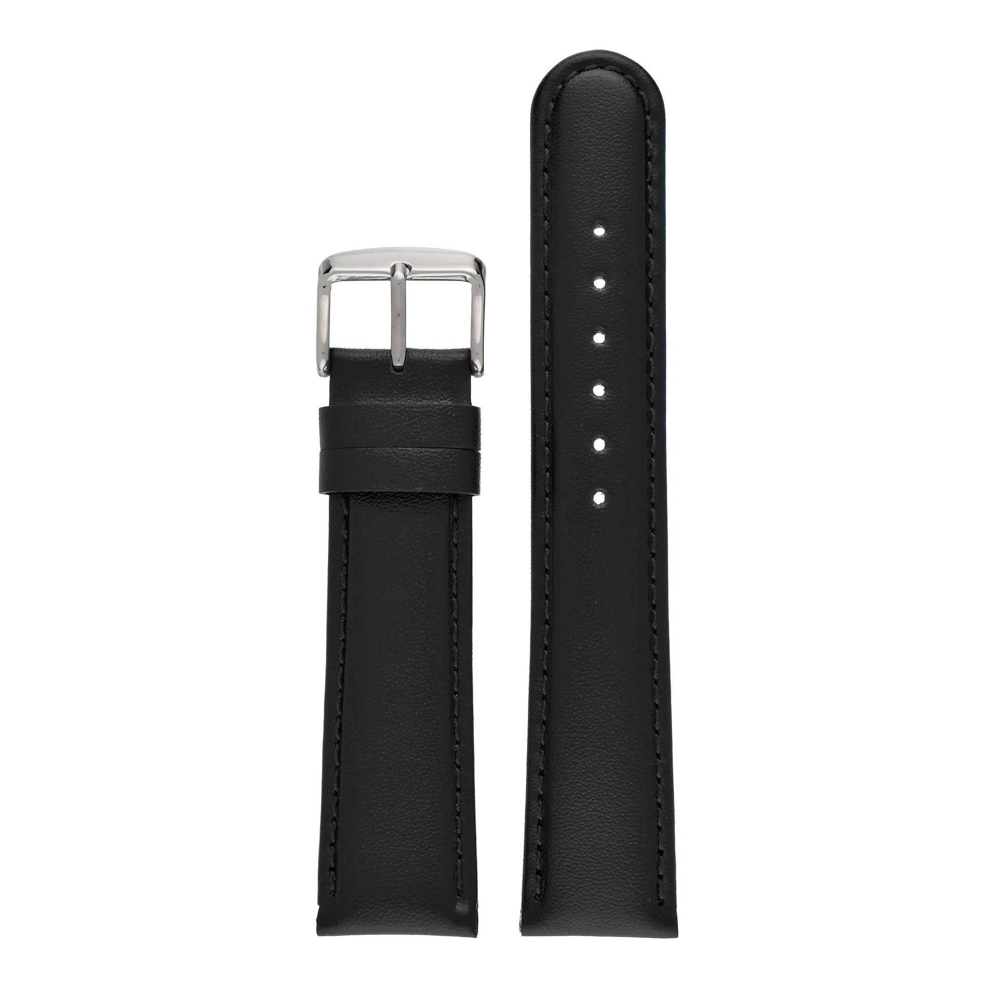 Padded Stitched Leather Watch Strap (8mm-26mm)