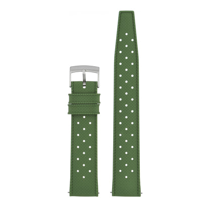 Perforated Basket Weave Watch Strap