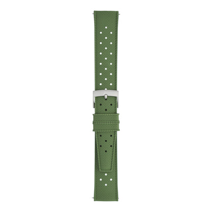 Perforated Basket Weave Watch Strap
