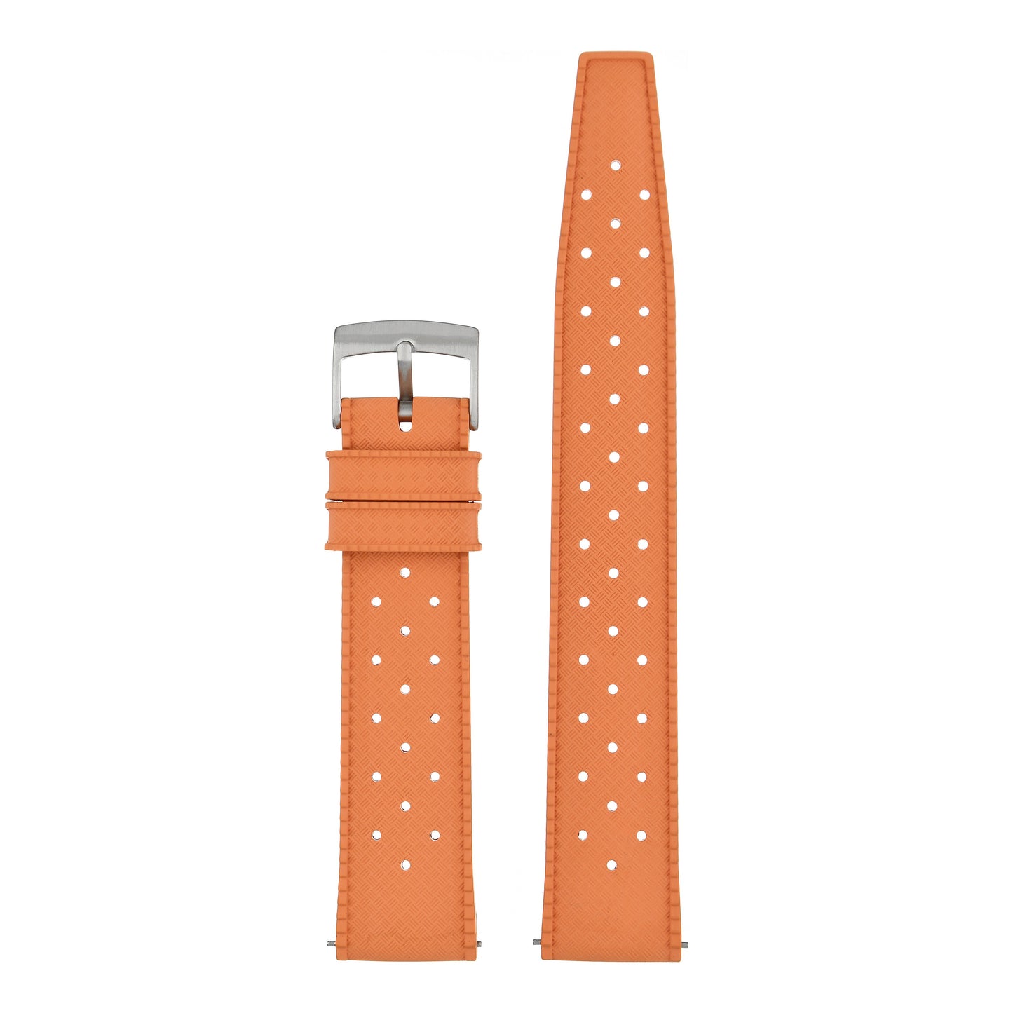 Perforated Basket Weave Watch Strap