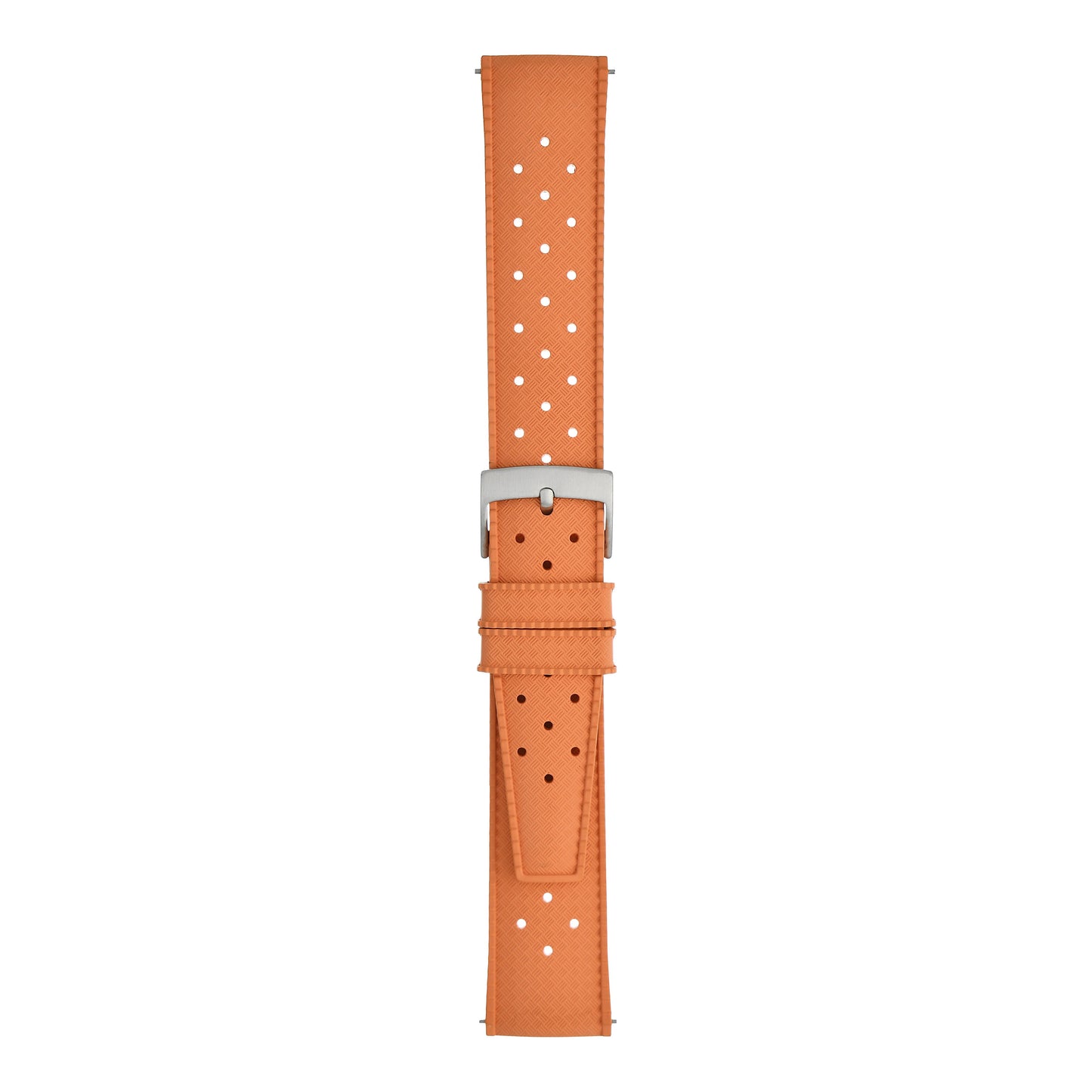 Perforated Basket Weave Watch Strap