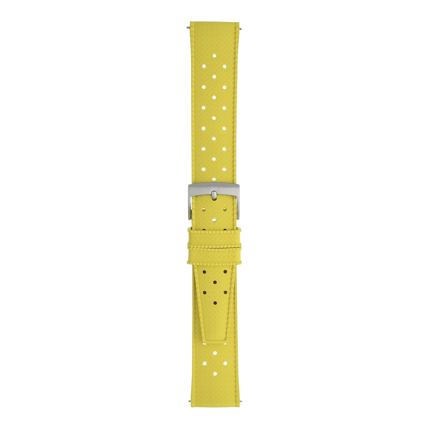 Perforated Basket Weave Watch Strap