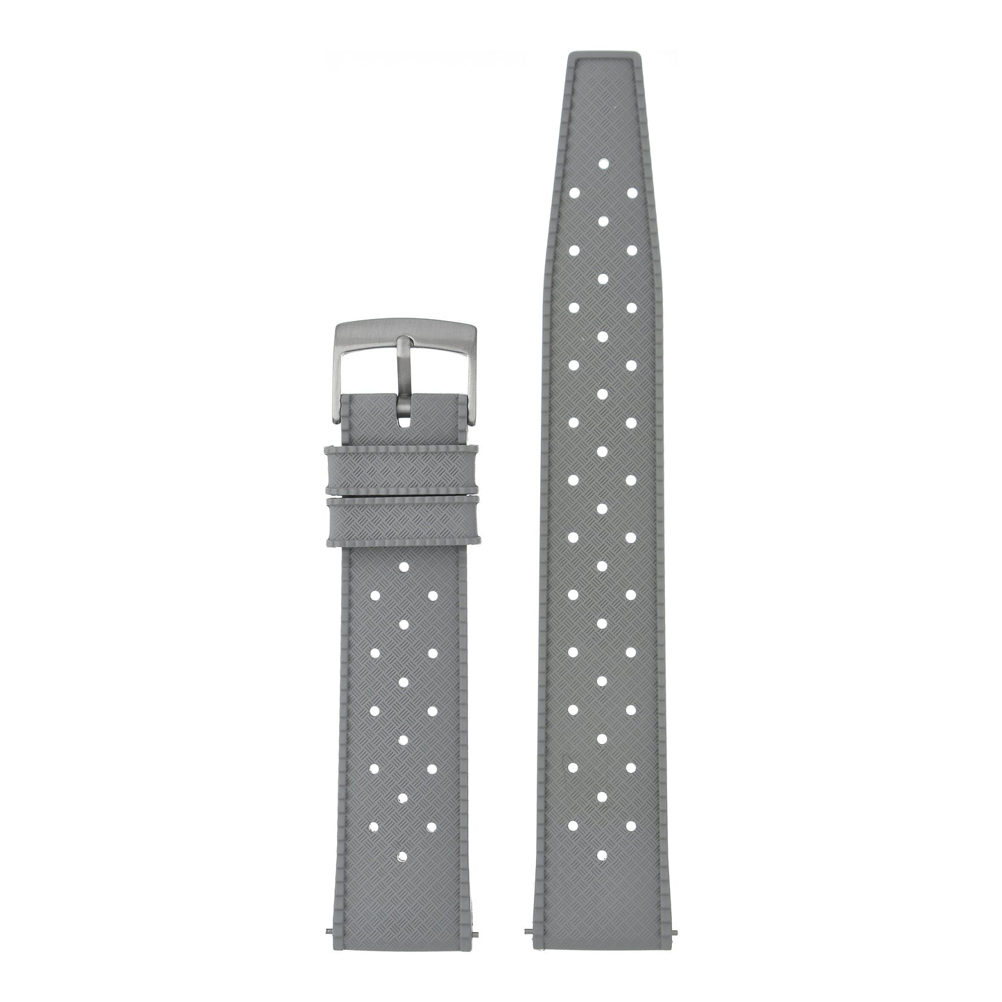 Perforated Basket Weave Watch Strap