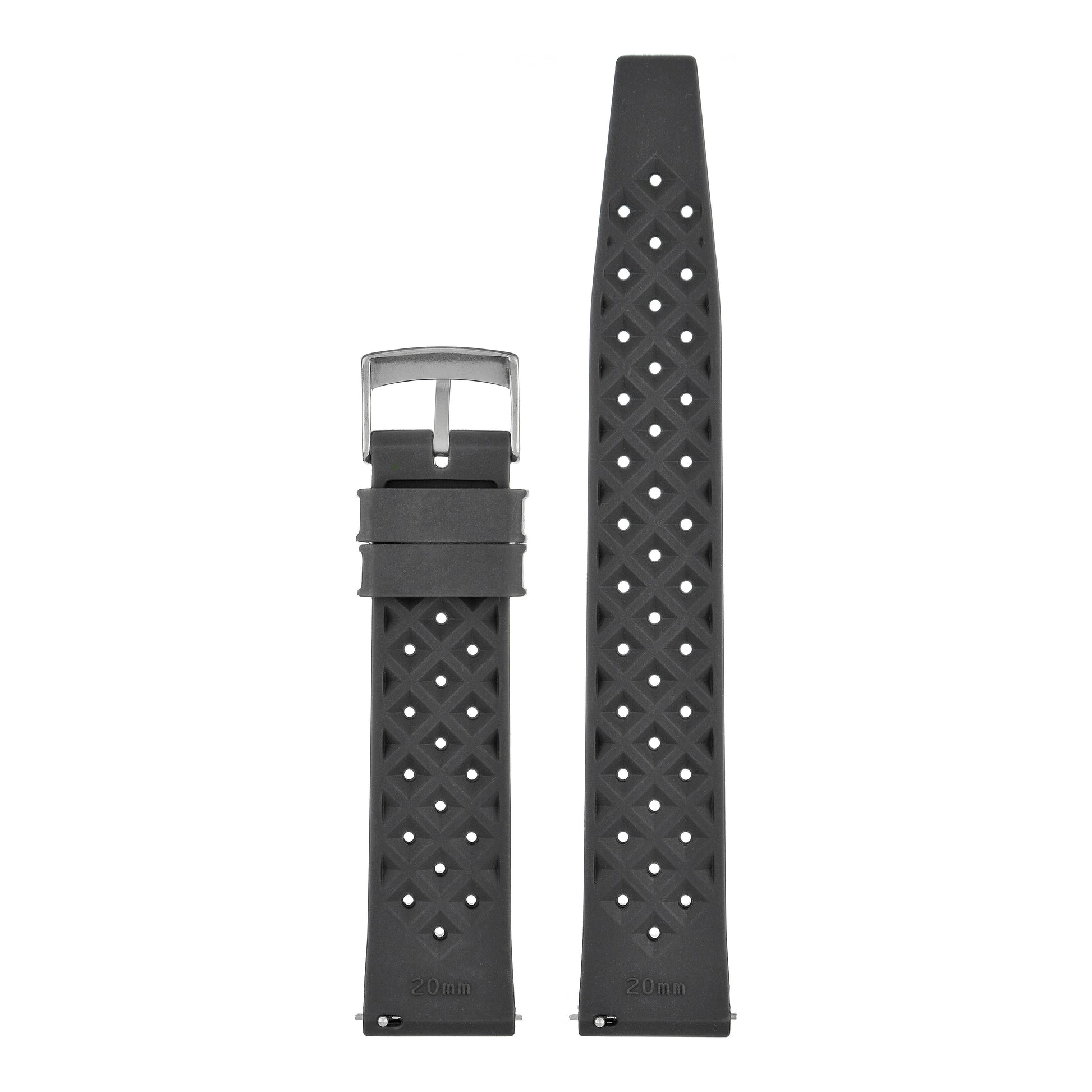 Perforated Basket Weave Watch Strap