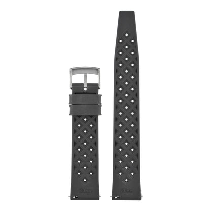 Perforated Basket Weave Watch Strap